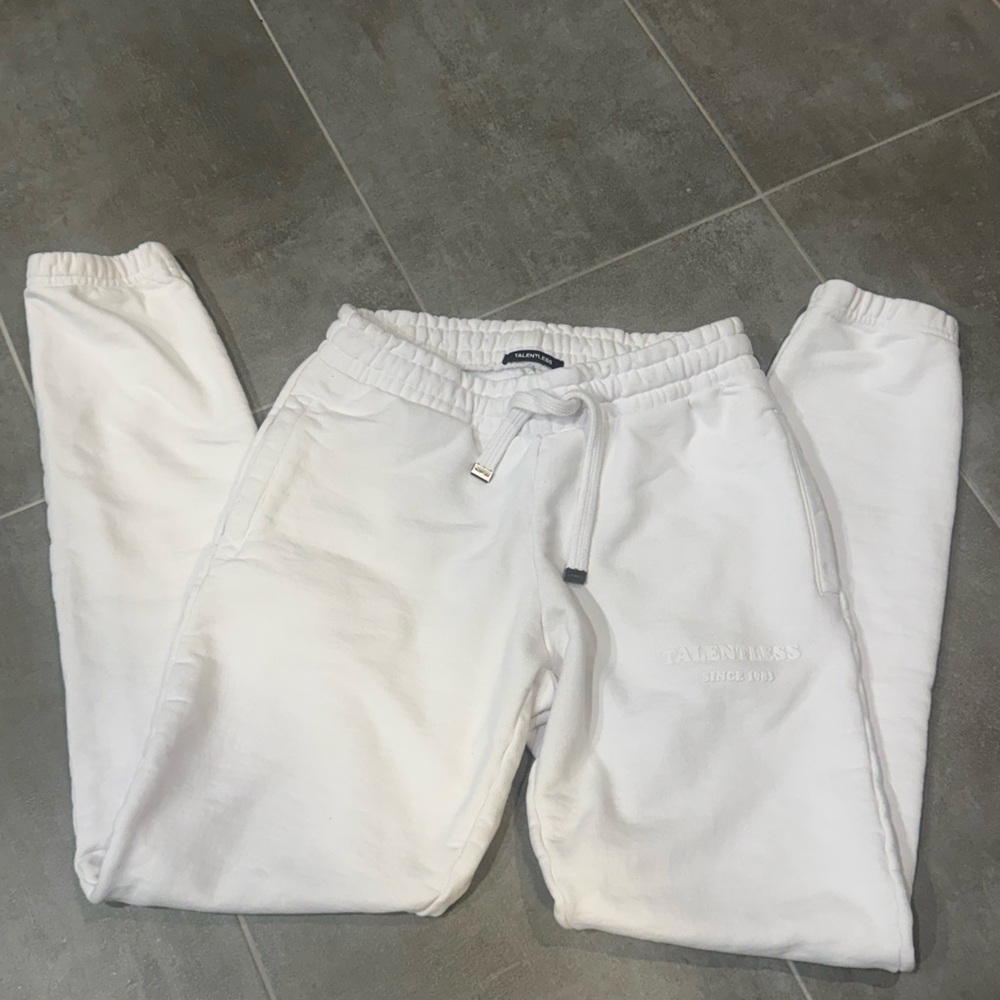 Talentless White Sweatpants